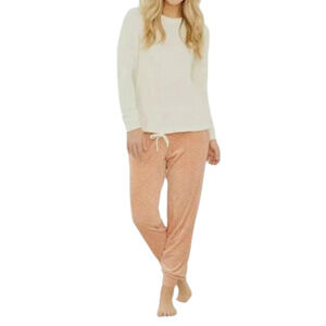 Three Dots 2 Piece Pajama Set Super Soft With Stretch Size Large